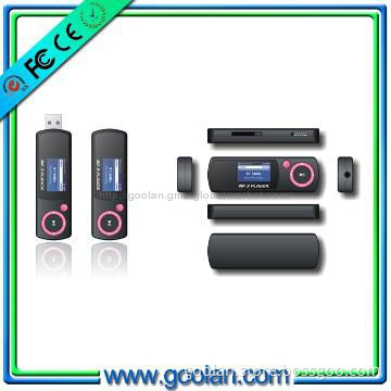 Mp266 mini screen with fm pen mp3 player